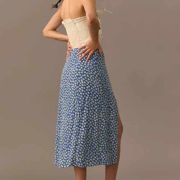 NWT The Lille Side-Slit Midi Skirt by Maeve - Picture 2 of 6